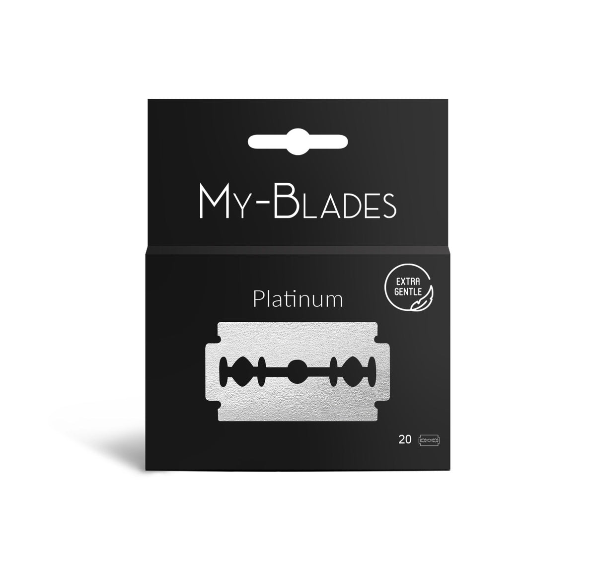 LÂMINAS DE BARBEAR DE DUPLA BORDA PLATINUM X20
